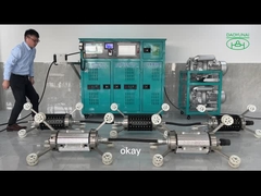 أنبوب LED للأشعة فوق البنفسجية CIPP معدات علاج الضوء نظام ثنائي النواة بدون خنادق تكنولوجيا الزئبق