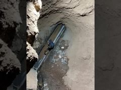 خطة بناء خاصة لإصلاح نظام UV-CIPP لخط الأنابيب المنهار جزئيًا (بدون غطاء التربة)