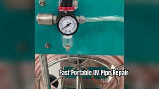 نظام إصلاح الأنابيب UV CIPP المحمول من DN100 إلى DN250