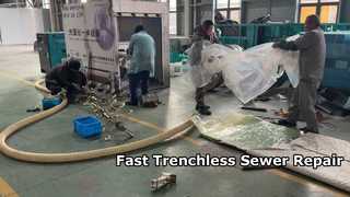 حل إصلاح أنابيب الصرف الصحي بدون خنادق من DAO UV CIPP Liner