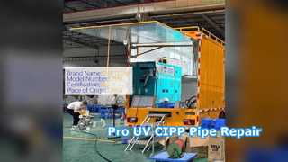 نظام إصلاح الأنابيب بدون خنادق UV CIPP من DN200 إلى DN1800