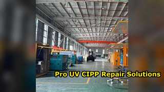 معدات UV CIPP المتقدمة لإصلاح الأنابيب بدون خنادق