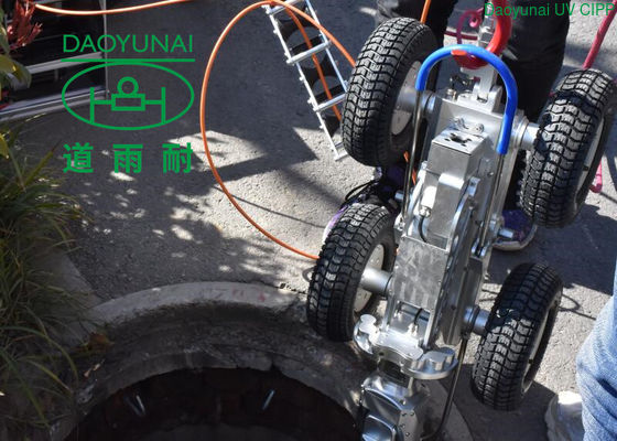 كاميرا الزاحف المجاري الرئيسية المحمولة لشبكة تفتيش الأنابيب البلدية بأقطار كبيرة