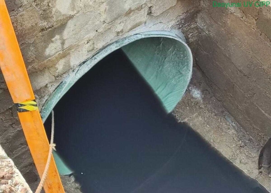 معدات بطانة علاج الأشعة فوق البنفسجية CIPP بطول 200 متر لإصلاح المجاري البلدية NO-DIG