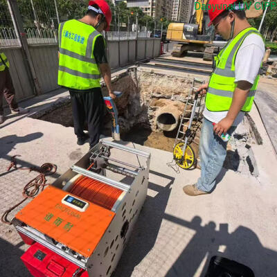 Daoyunai Steel Water Supply Pipeline Inspection Robot with 500m Cable Reel and 512Hz Locator