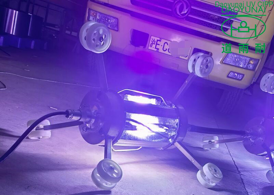 أنابيب LED UV CIPP معدات علاج الضوء ثنائي النواة Trenchless System Mercury Technology